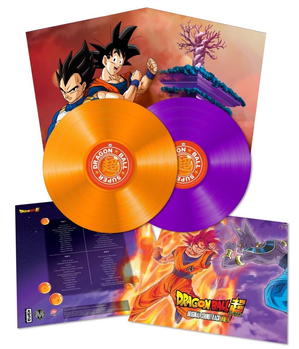 NORIHITO SUMITOMO - DRAGON BALL SUPER OST VOLUME 1 ORANGE & PURPLE VINYL 2-LP