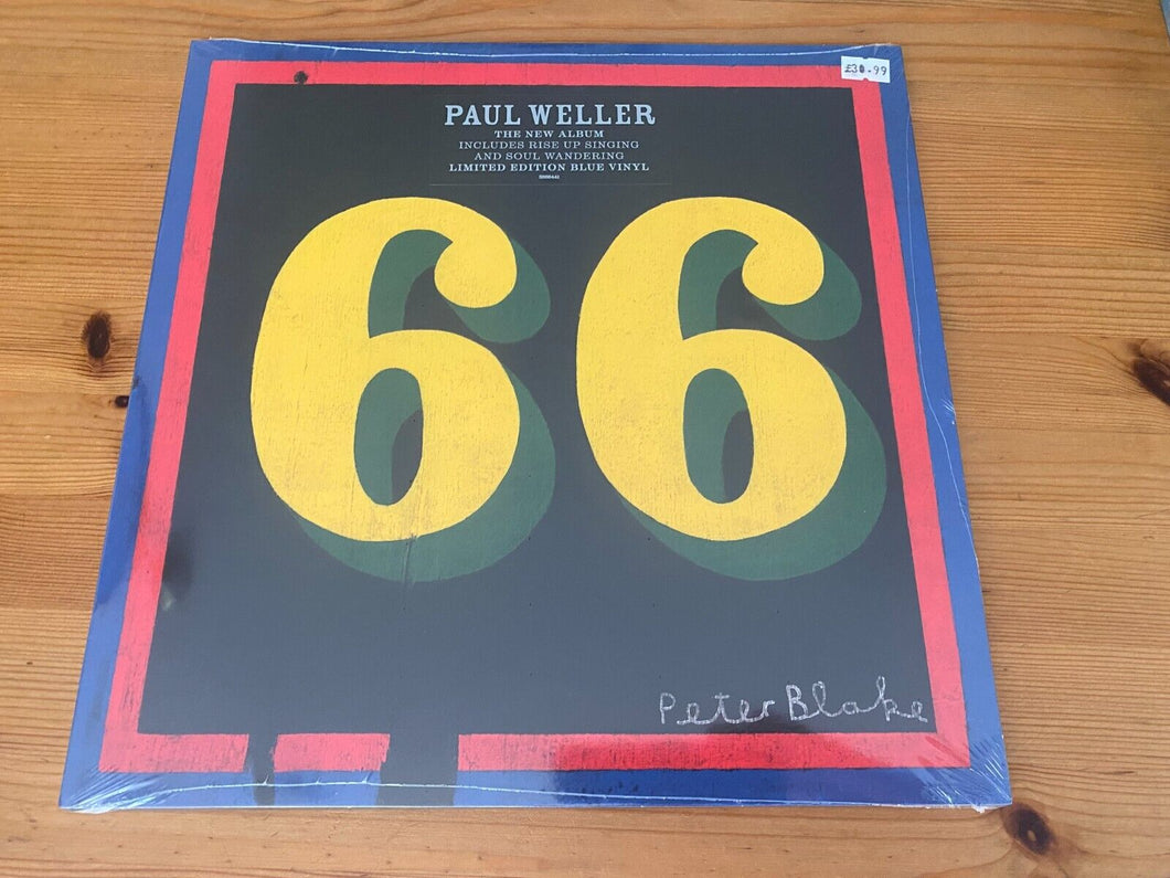 PAUL WELLER - 66 LIMITED EDITION BLUE VINYL LP