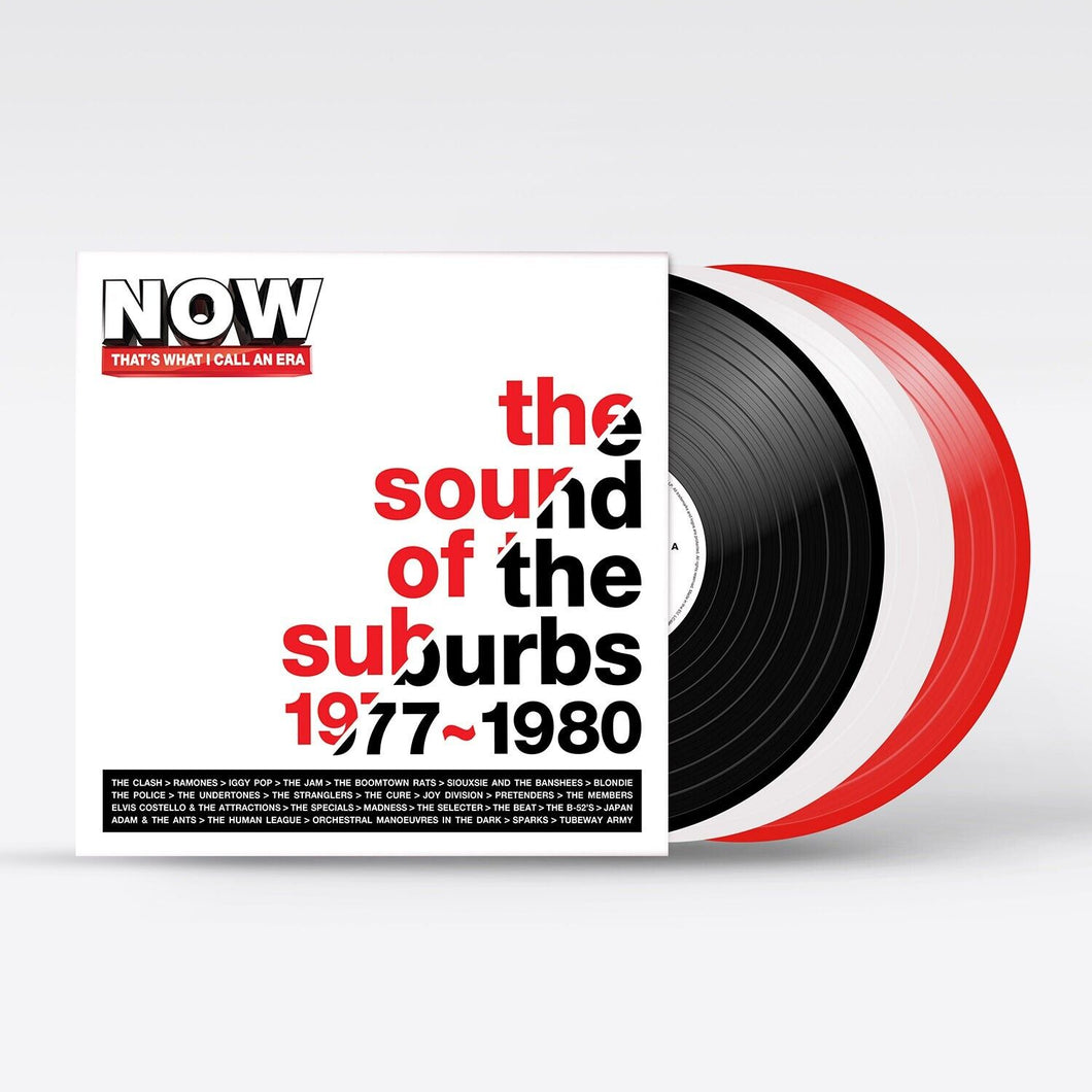 NOW THAT'S WHAT I CALL AN ERA: THE SOUND OF THE SUBURBS: 1977-1980 COLOURED 3-LP