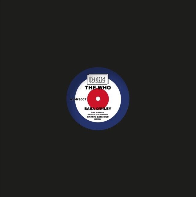 THE WHO - BABA O'RILEY QWARTZ REMIXES BLUE VINYL 12