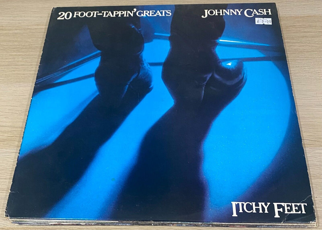 JOHNNY CASH - ITCHY FEET 20 FOOT-TAPPIN' GREATS LP