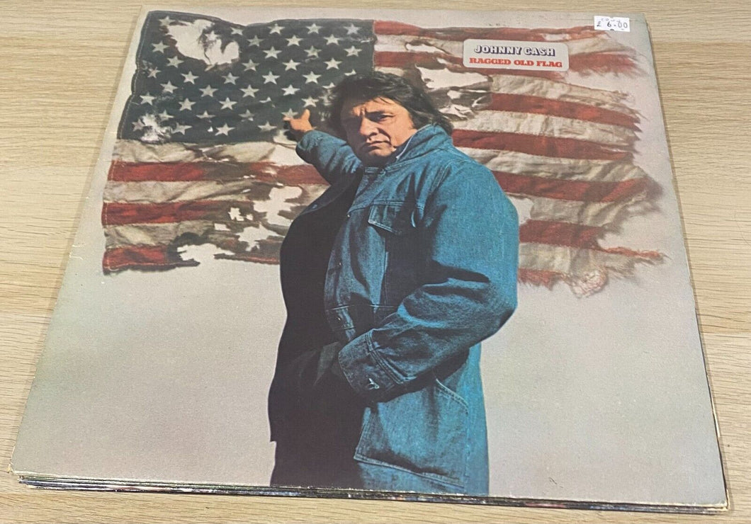 JOHNNY CASH - RAGGED OLD FLAG LP