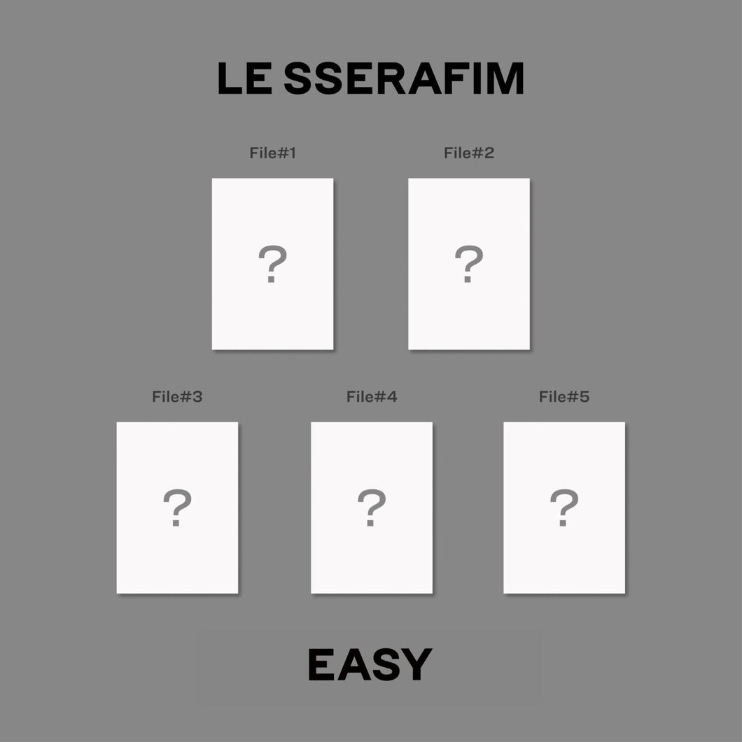 LE SSERAFIM - EASY COMPACT VER. CD