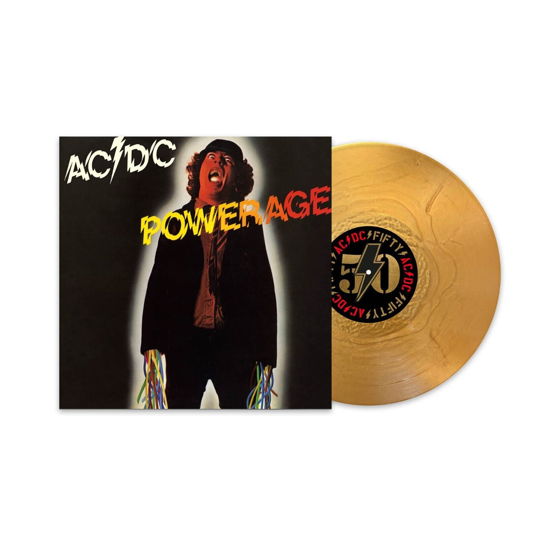 AC/DC - POWERAGE 50TH ANNIVERSARY GOLD VINYL LP