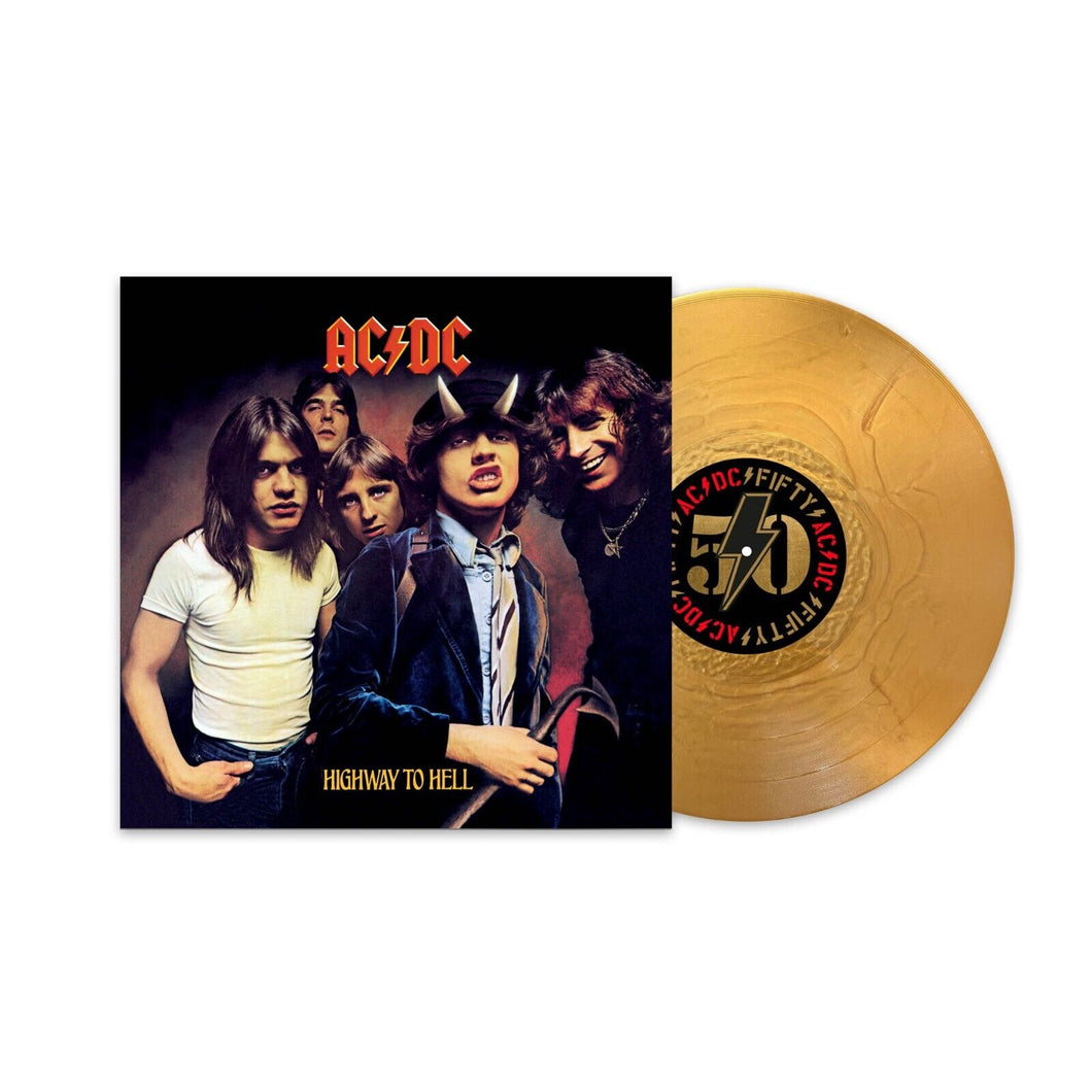 AC/DC - HIGHWAY TO HELL 50TH ANNIVERSARY GOLD VINYL LP